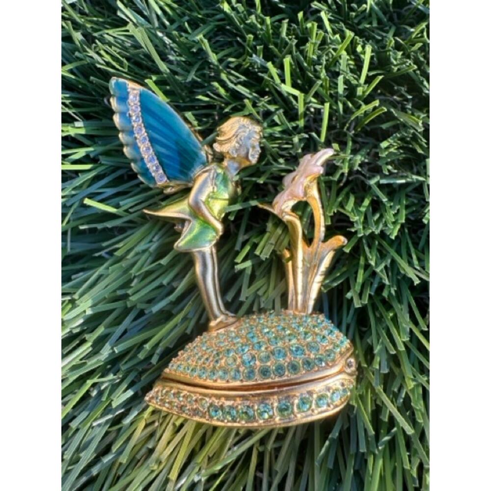 2001 Estee Lauder "FAIRY" PLEASURES Solid Perfume Compact